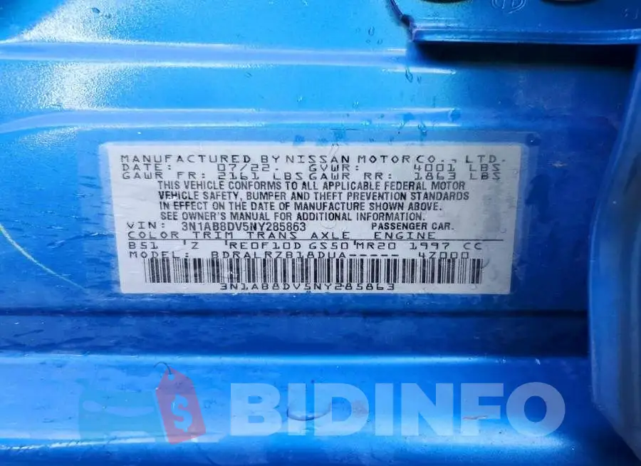 3N1AB8DV5NY285863 Photo# 12