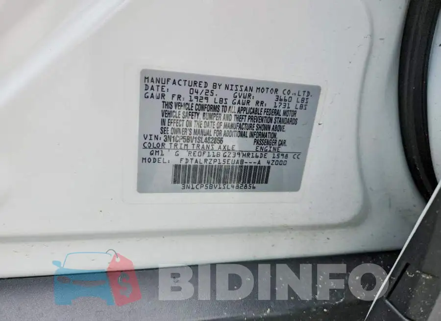 3N1CP5BV1SL482856 Photo# 14