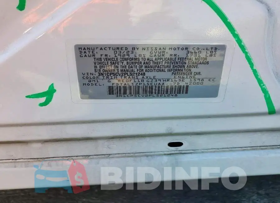 3N1CP5CV2PL521248 Photo# 12