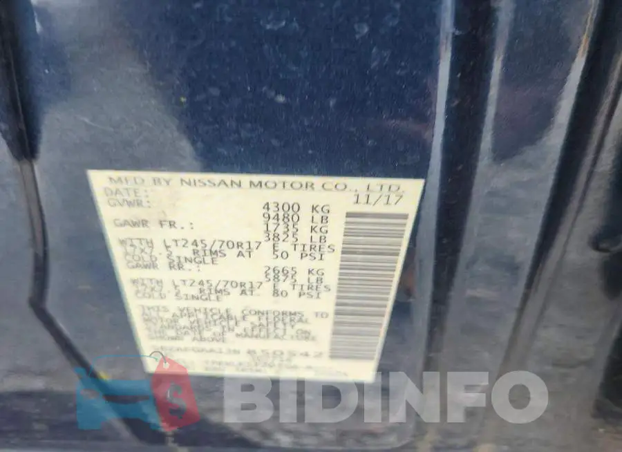 5BZAF0AA1JN850542 Photo# 13