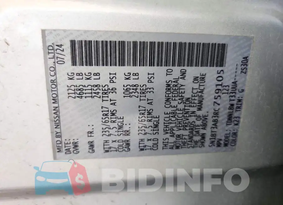 5N1BT3AB3RC759105 Photo# 13