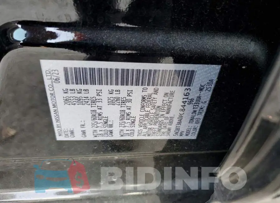 5N1BT3BA0PC844163 Photo# 13