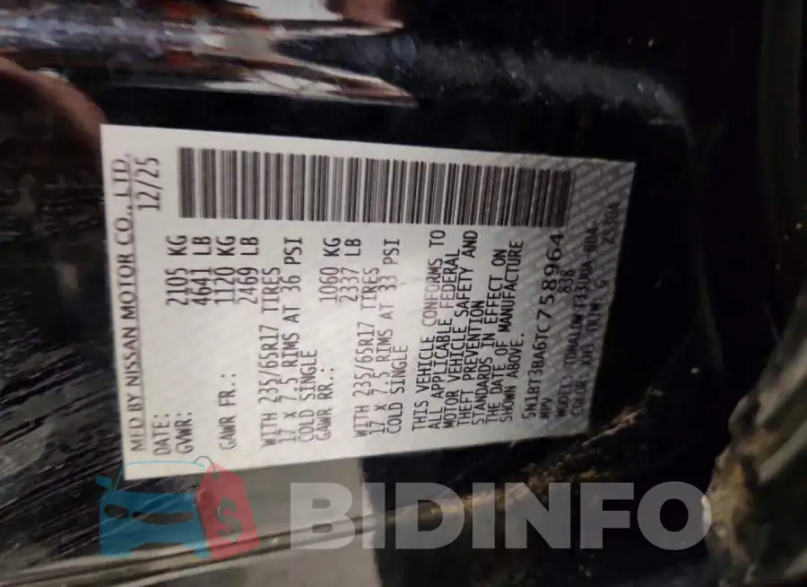 5N1BT3BA6TC758964 Photo# 13