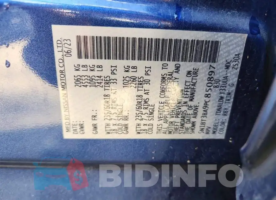 5N1BT3BA9PC850897 Photo# 13