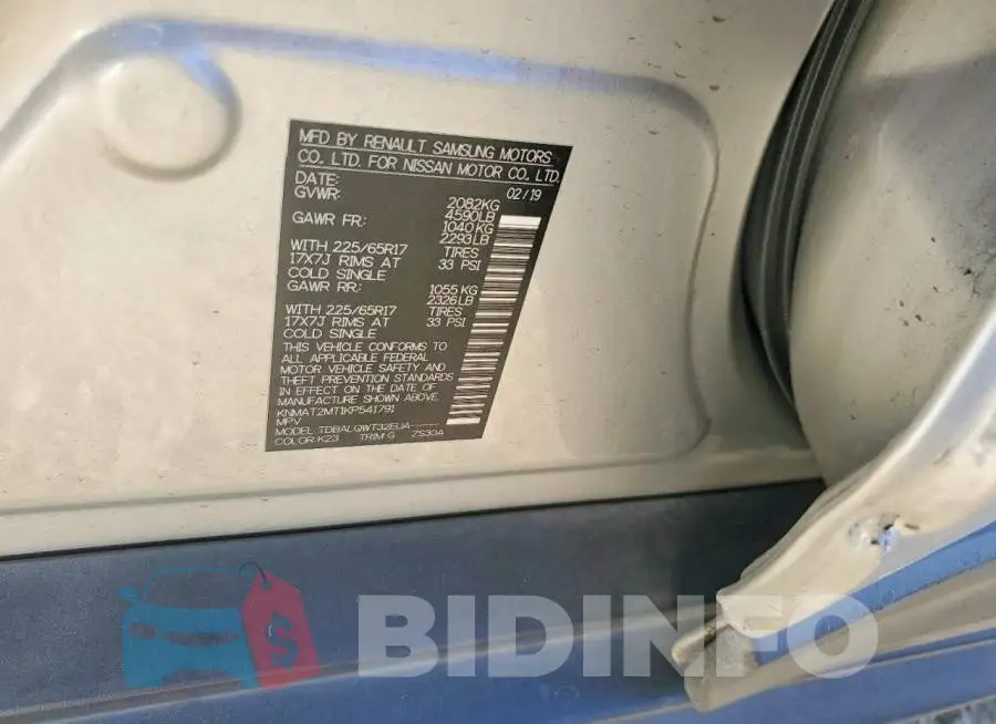 KNMAT2MT1KP541791 Photo# 13