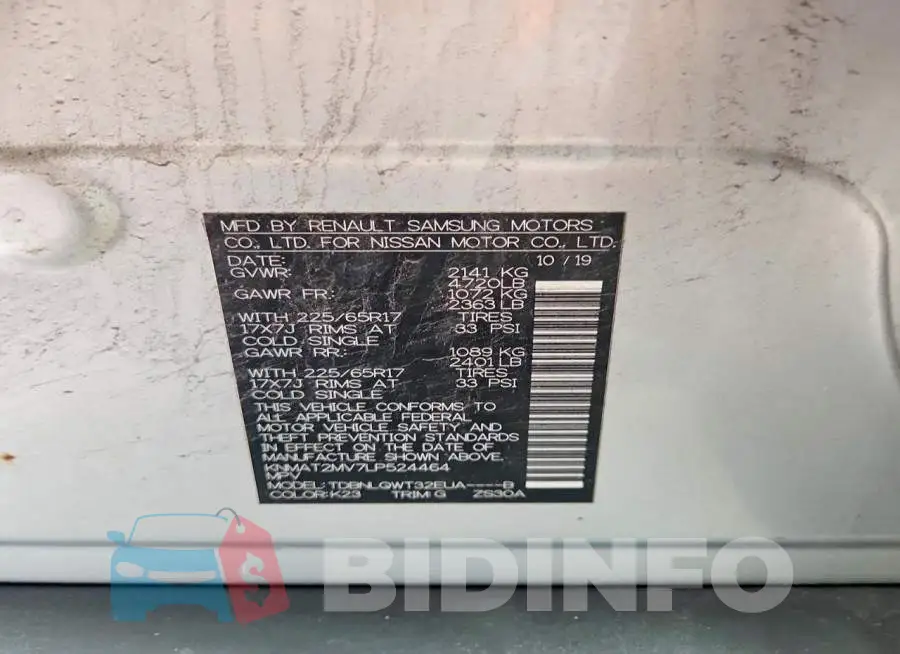 KNMAT2MV7LP524464 Photo# 14