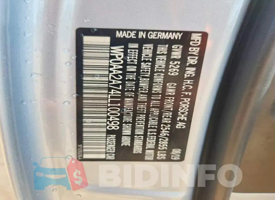 WP0AA2A74LL100498 Photo# 12