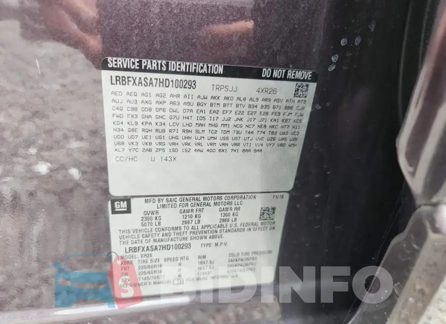 LRBFXASA7HD100293 Photo# 13