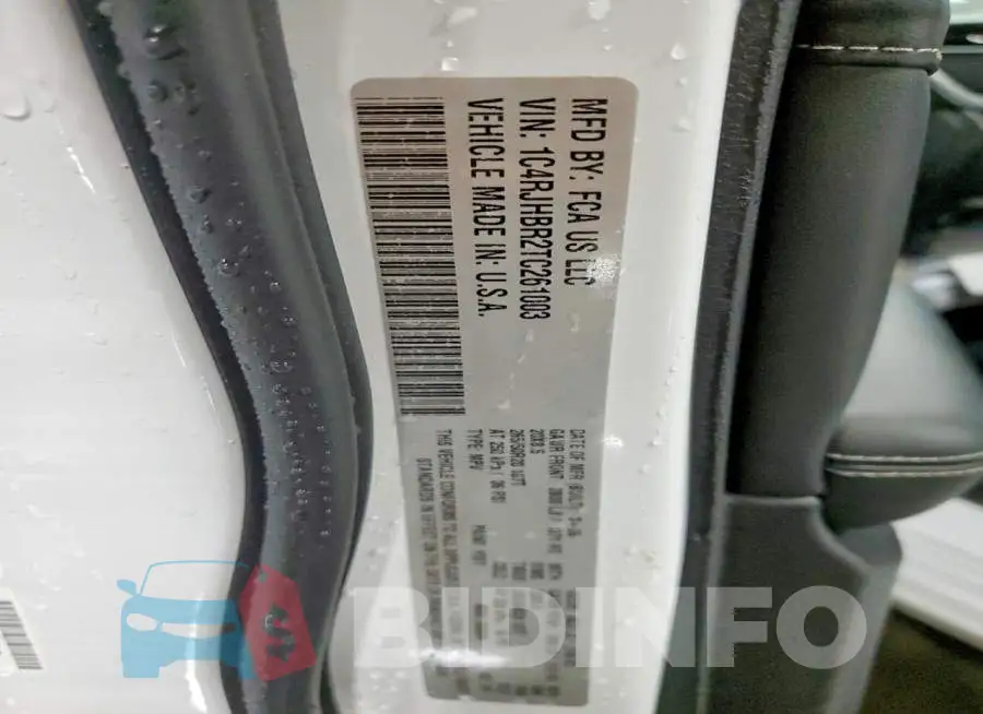 1C4RJHBR2TC261003 Photo# 12