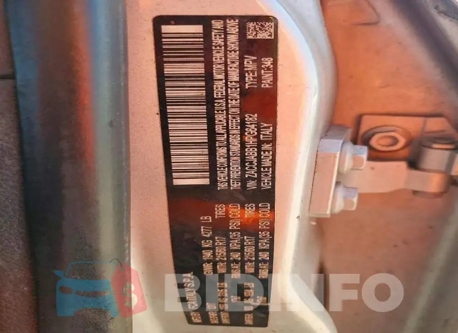 ZACCJABB1HPG64182 Photo# 12