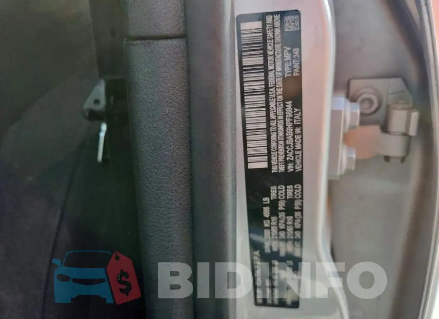 ZACCJBAB9HPF98844 Photo# 13
