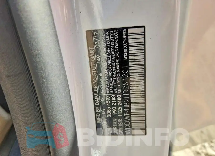 WDDWF4JB2HR281201 Photo# 12