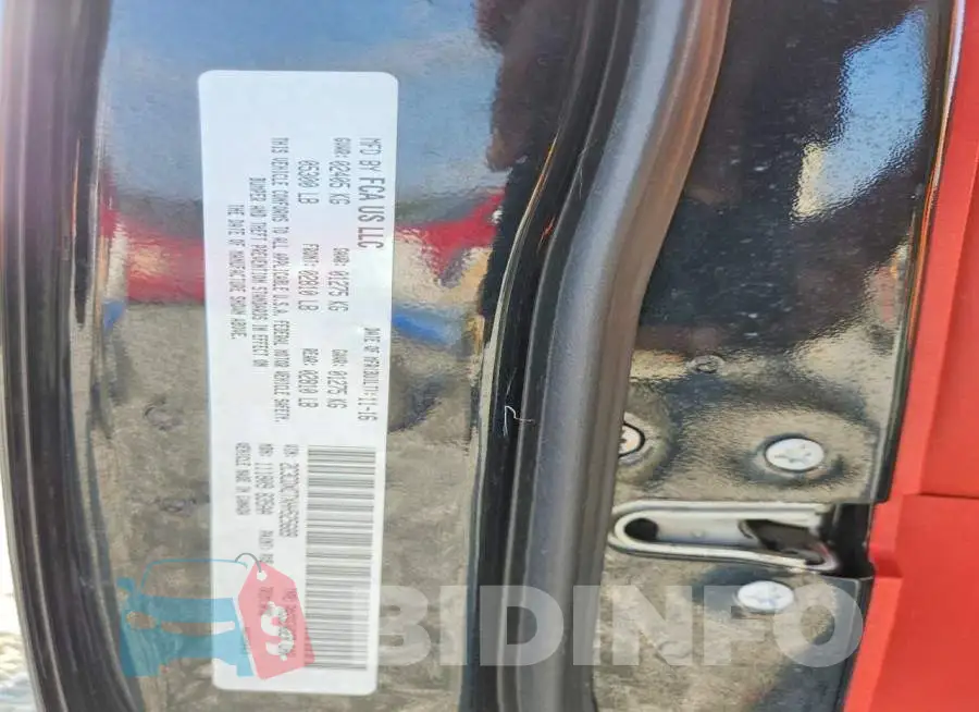 2C3CDXCTXHH525689 Photo# 12