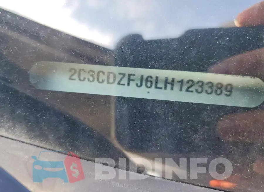 2C3CDZFJ6LH123389 Photo# 12