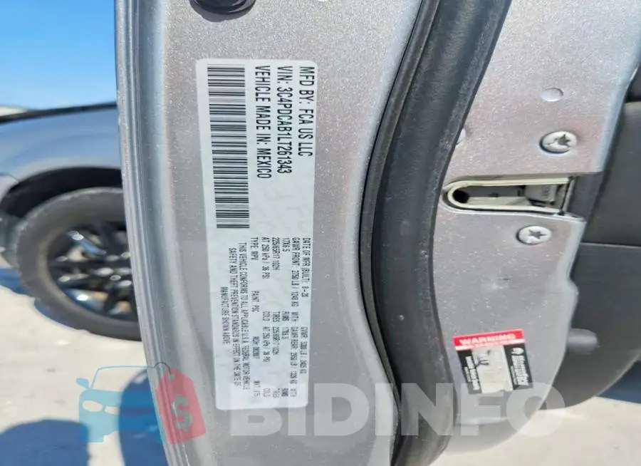 3C4PDCAB1LT261343 Photo# 13