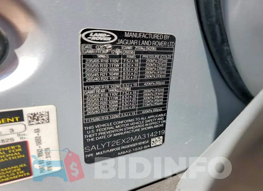 SALYT2EX2MA314219 Photo# 13