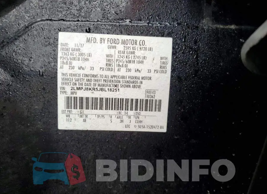 2LMPJ8KR5JBL18251 Photo# 13