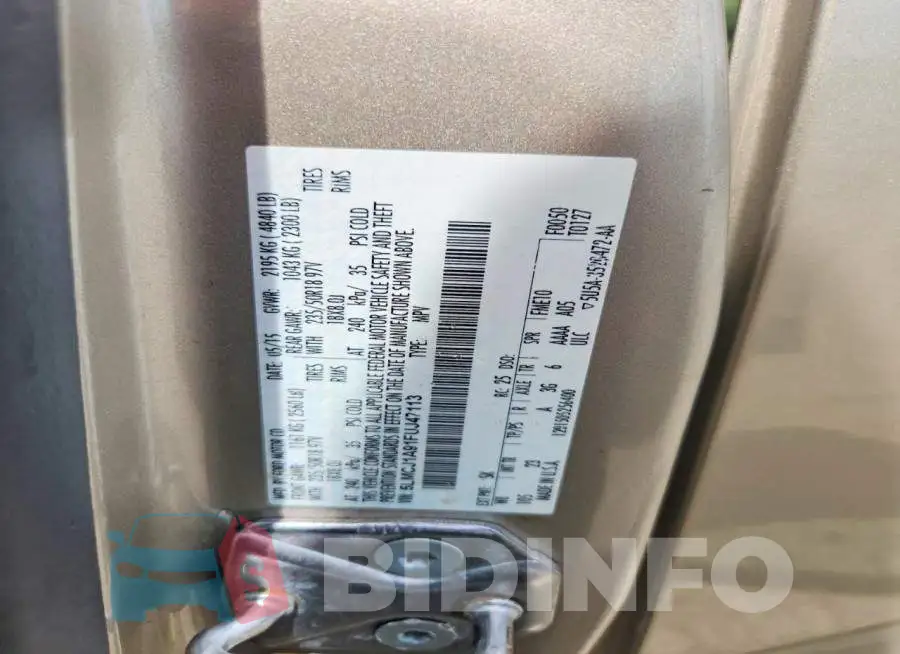 5LMCJ1A91FUJ47113 Photo# 12