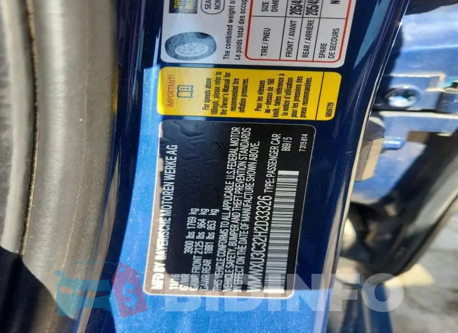 WMWXU3C32H2D33326 Photo# 12