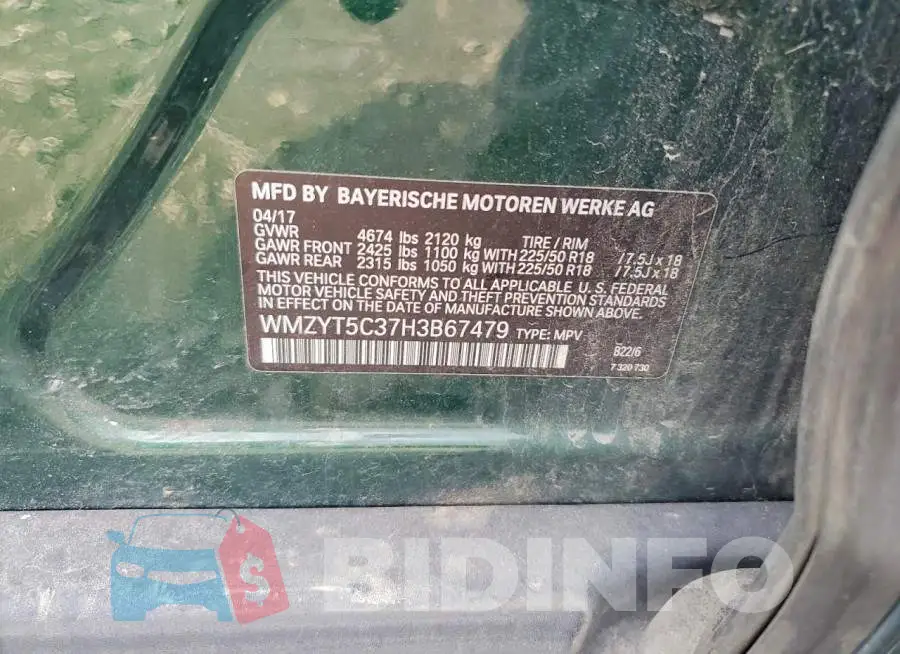 WMZYT5C37H3B67479 Photo# 12