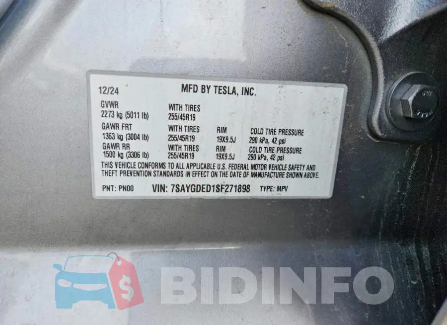 7SAYGDED1SF271898 Photo# 12