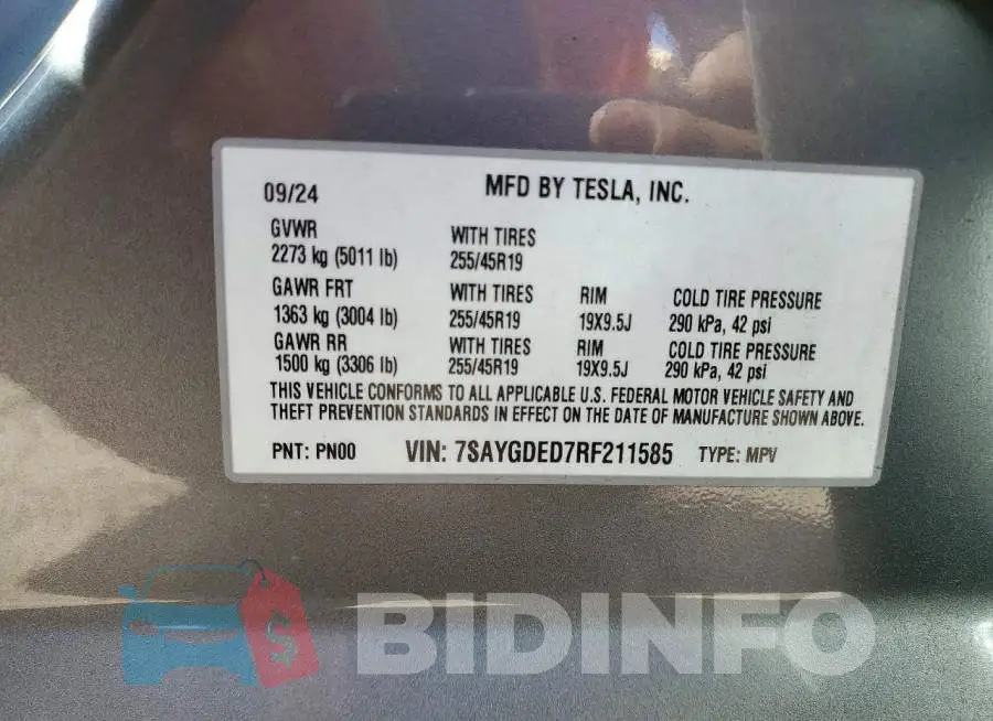 7SAYGDED7RF211585 Photo# 14