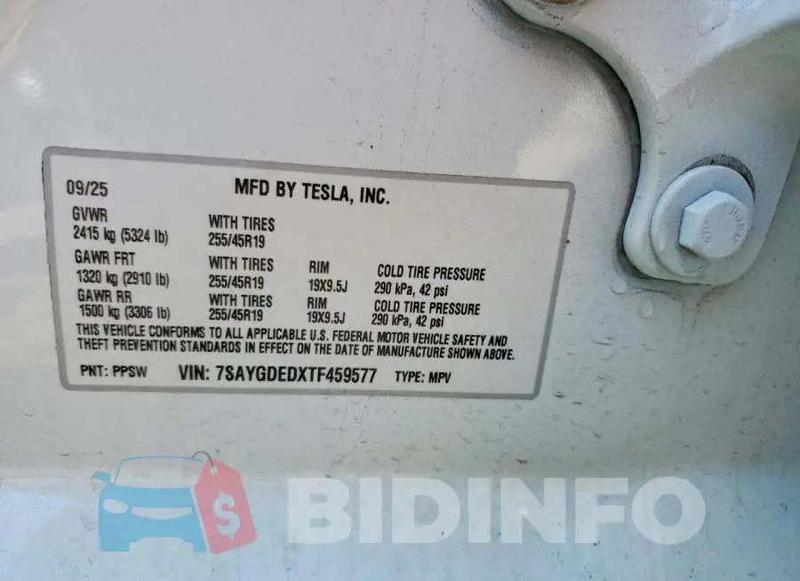 7SAYGDEDXTF459577 Photo# 13