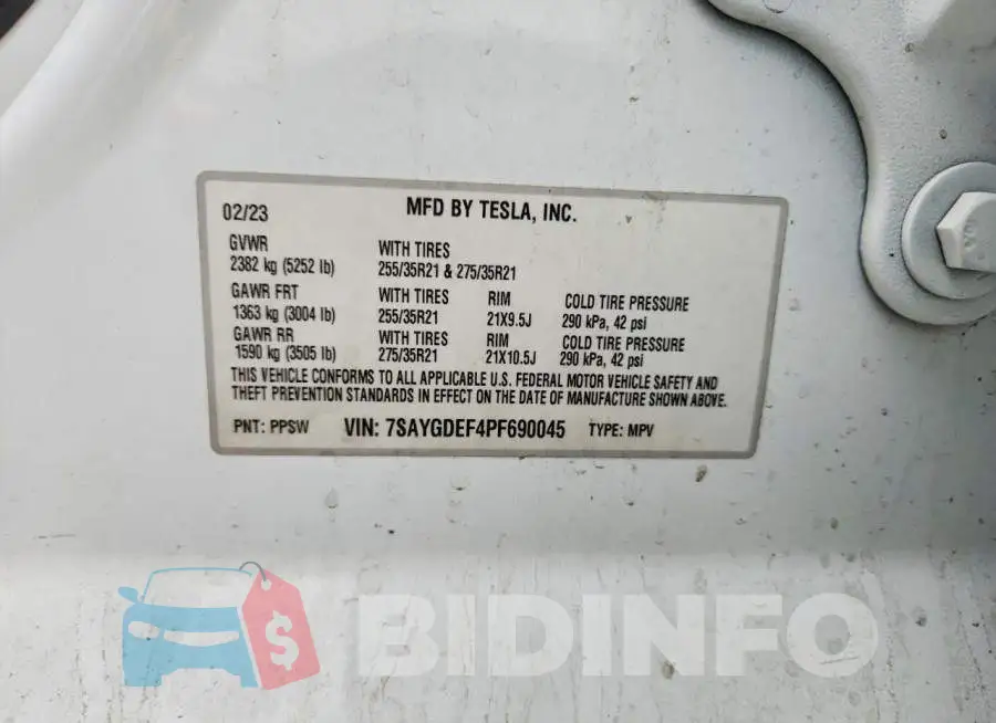 7SAYGDEF4PF690045 Photo# 13