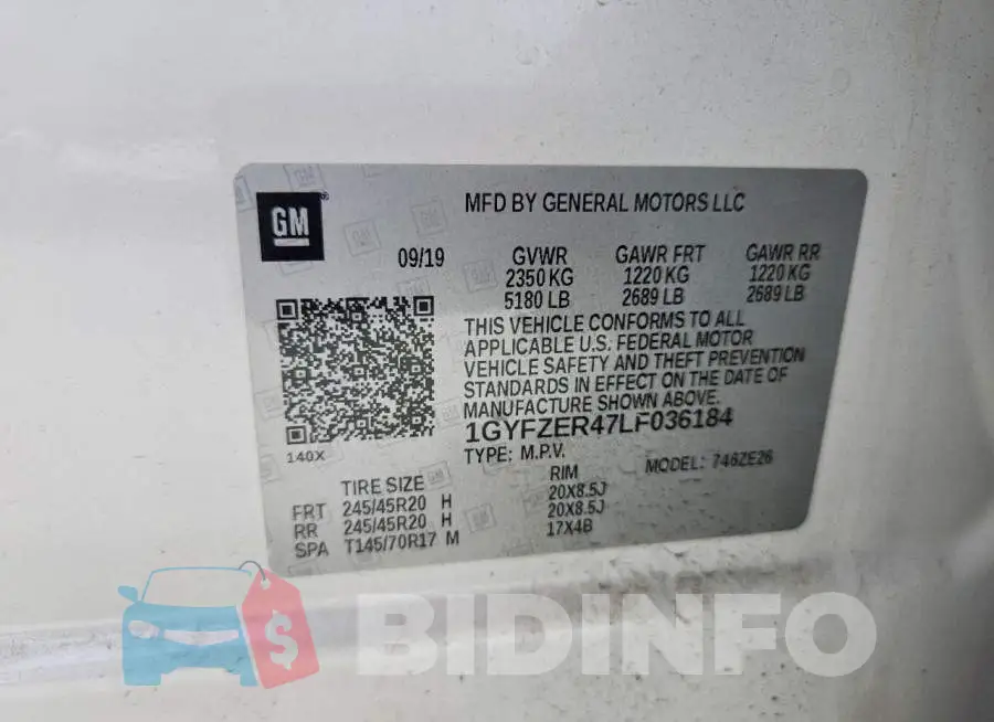 1GYFZER47LF036184 Photo# 12