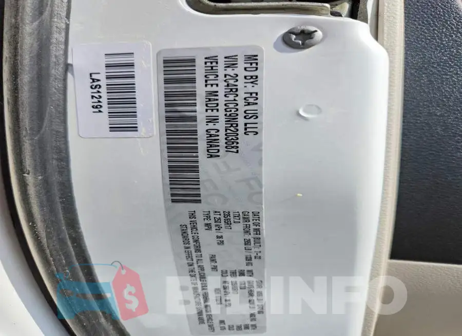 2C4RC1CG9NR203687 Photo# 13