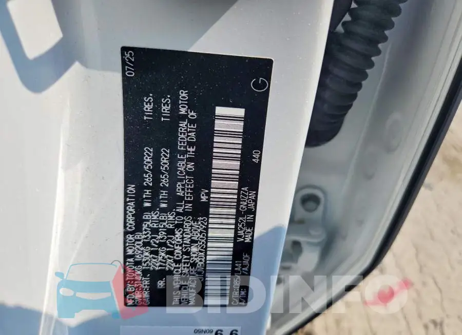 JTJVBCDX7S5057923 Photo# 13