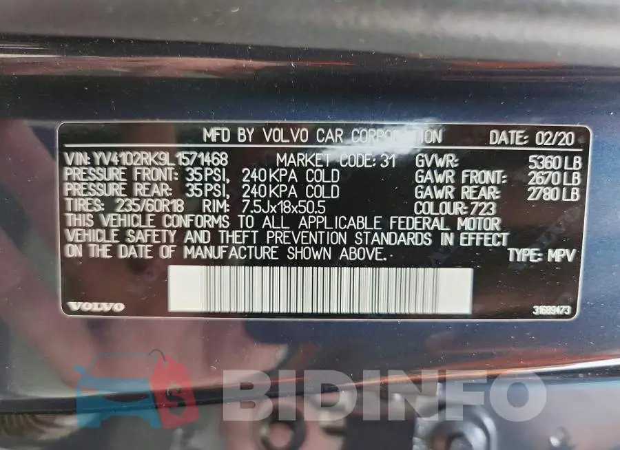 YV4102RK9L1571468 Photo# 14