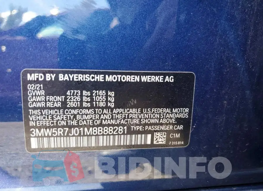 3MW5R7J01M8B88281 Photo# 12