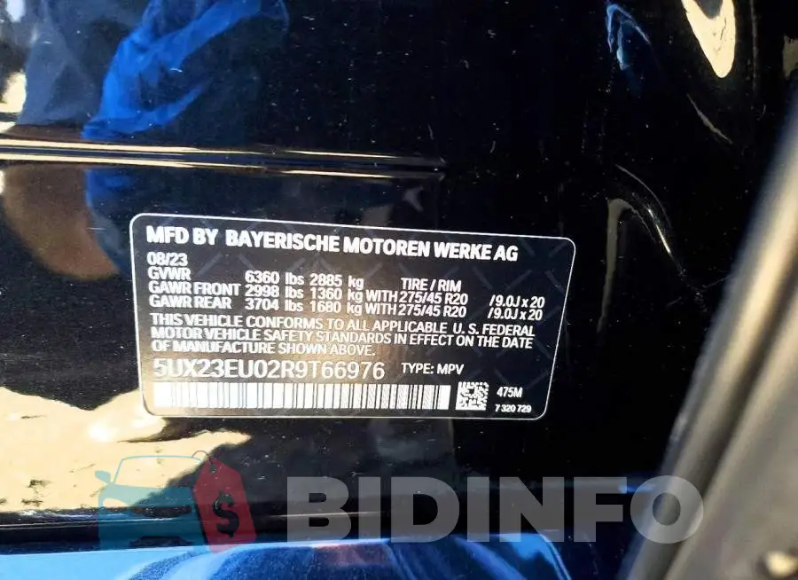 5UX23EU02R9T66976 Photo# 13