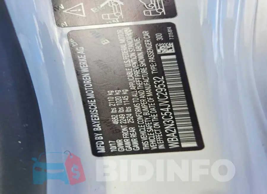 WBA2N3C54JVC29532 Photo# 12