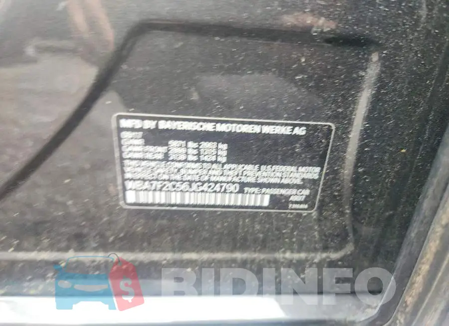 WBA7F2C56JG424790 Photo# 12