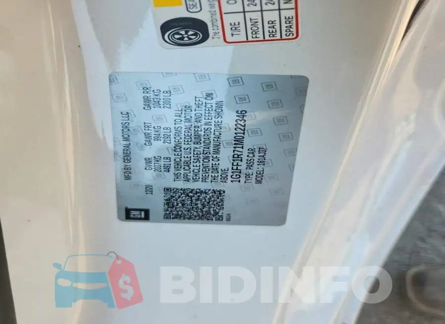 1G1FF1R71M0122346 Photo# 12