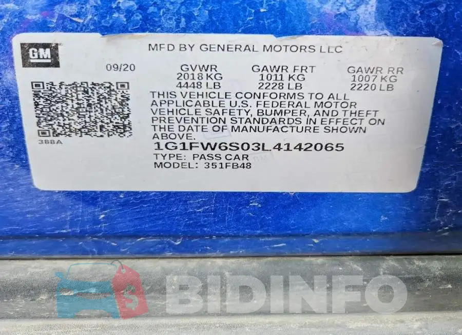 1G1FW6S03L4142065 Photo# 13