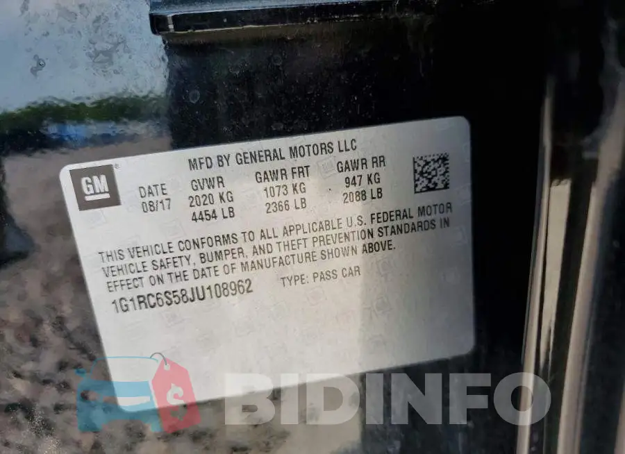 1G1RC6S58JU108962 Photo# 12
