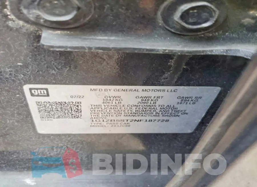 1G1ZB5ST2NF187728 Photo# 12