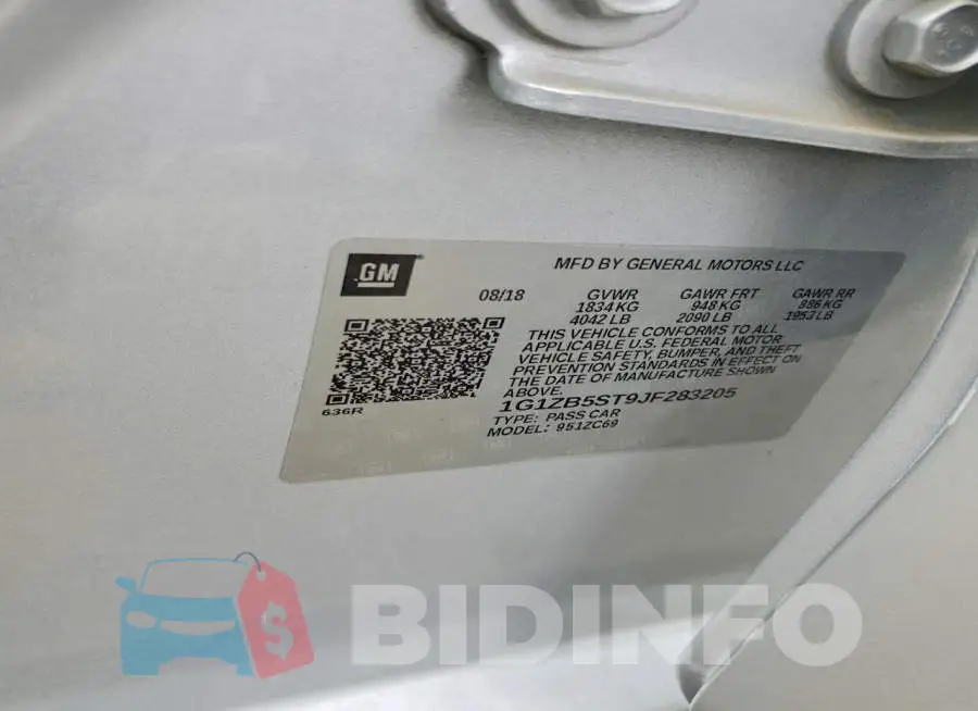 1G1ZB5ST9JF283205 Photo# 12