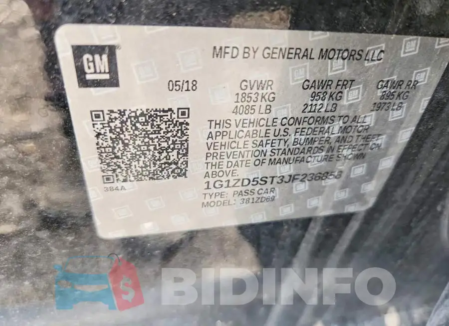 1G1ZD5ST3JF236858 Photo# 12