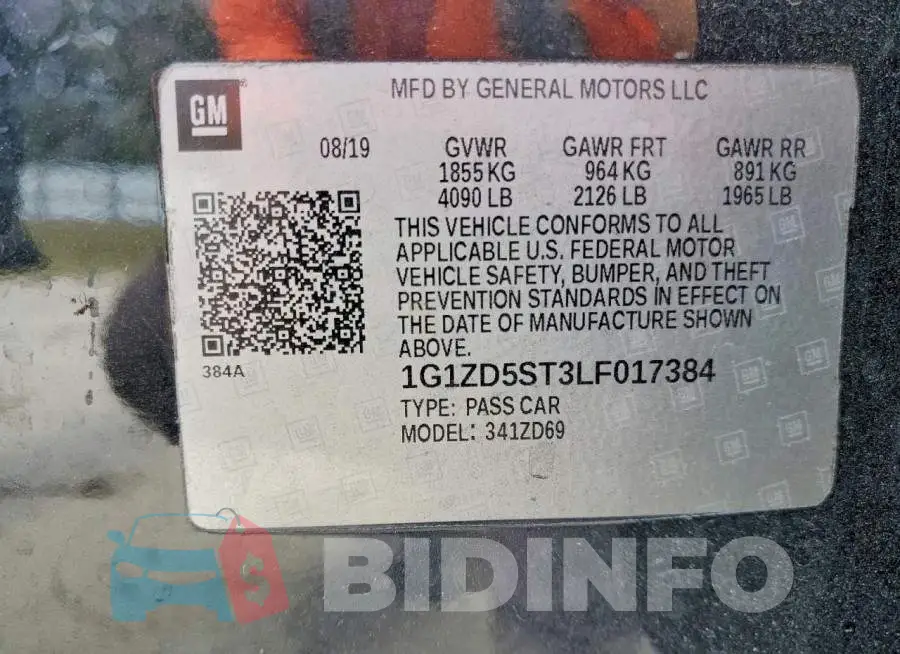 1G1ZD5ST3LF017384 Photo# 12