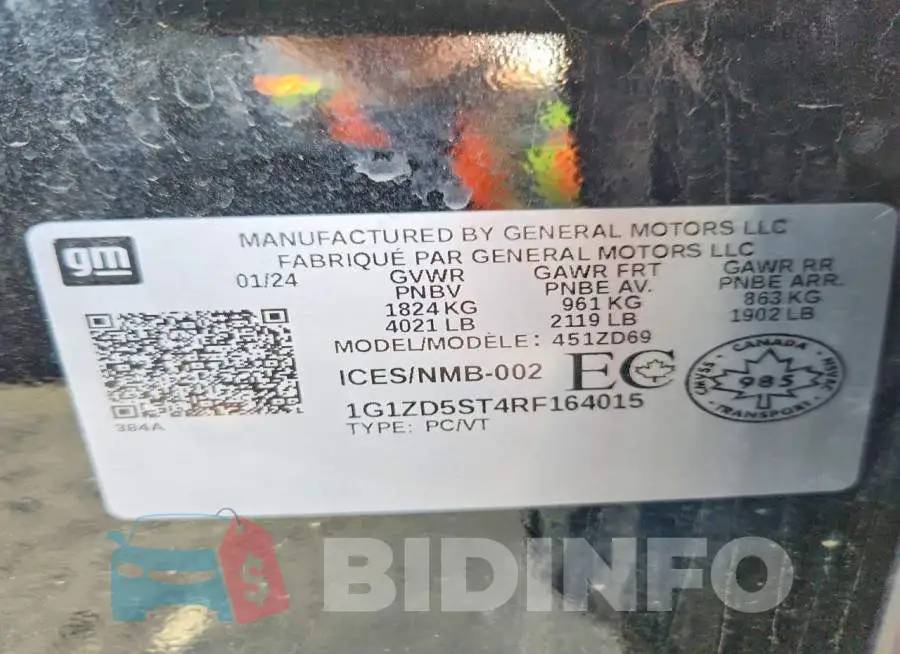 1G1ZD5ST4RF164015 Photo# 12