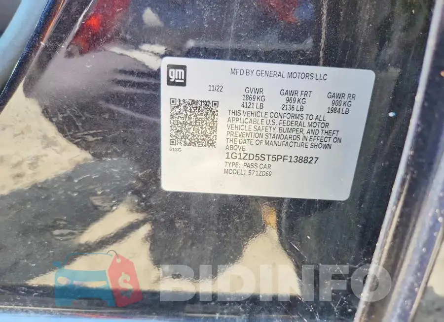 1G1ZD5ST5PF138827 Photo# 12