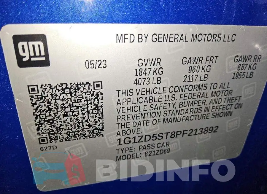 1G1ZD5ST8PF213892 Photo# 12