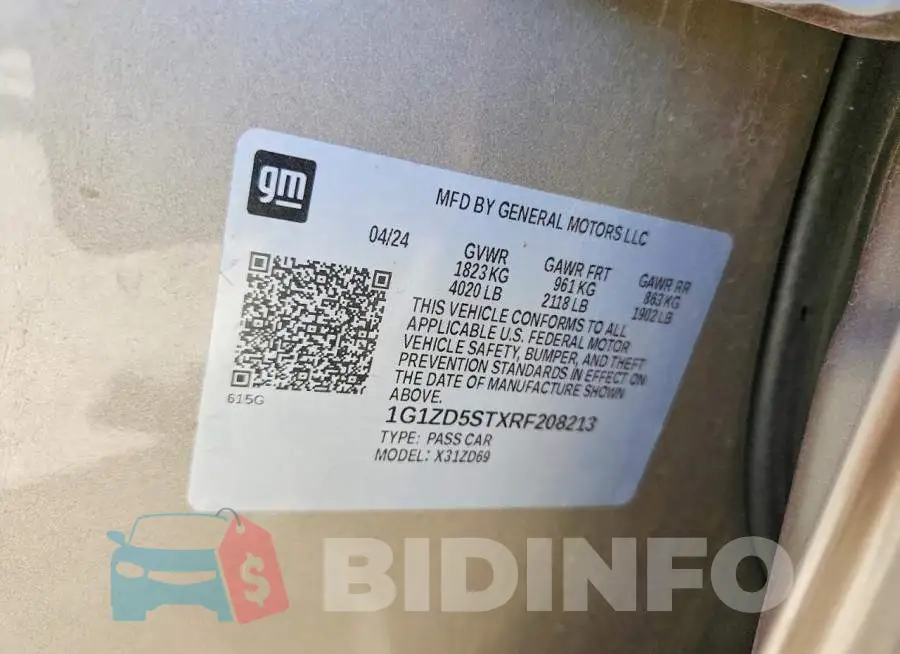 1G1ZD5STXRF208213 Photo# 12