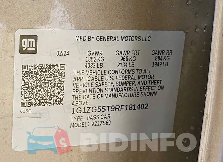 1G1ZG5ST9RF181402 Photo# 12
