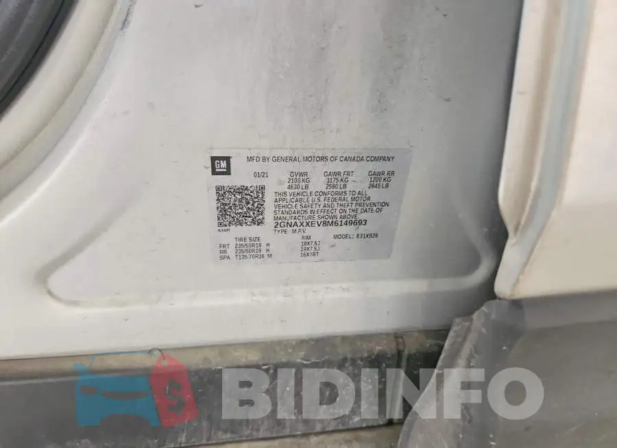 2GNAXXEV8M6149693 Photo# 12