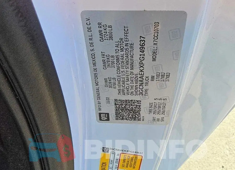 3GCNAAEKXPG149637 Photo# 12